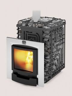 Печь для бани Теплодар Сибирский утёс-20 ЛП Профи Панорама АПБ1.30.000.00