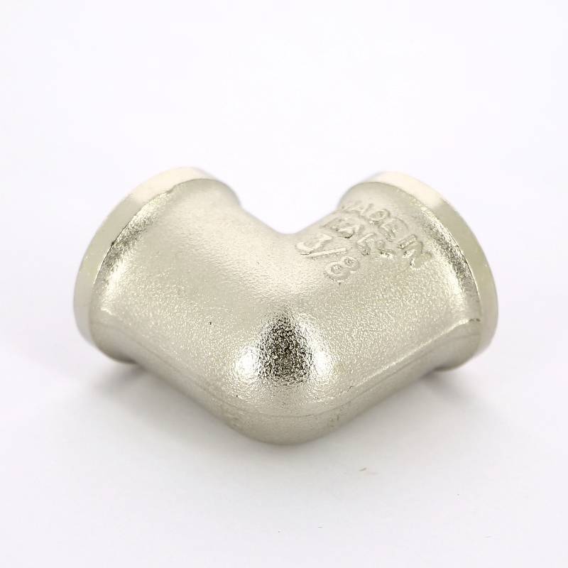 Угол 90° В-В никелированный Tiemme 3/8 1500525