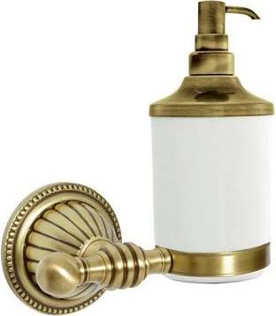 Дозатор для жидкого мыла подвесной Boheme Hermitage бронза 10337