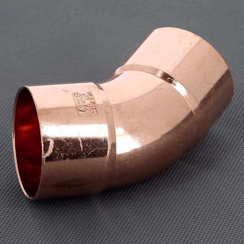 Угол двухраструбный 45 градусов пайка Viega 54 мм 112196