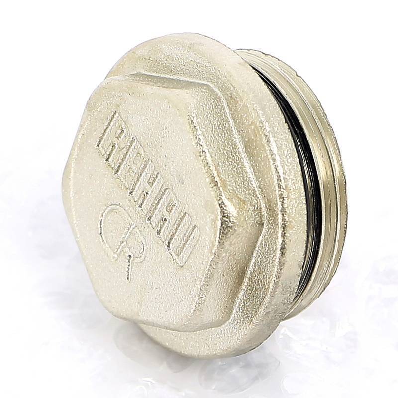 Заглушка REHAU RAUTITAN G 1 для коллекторов латунь никелированная 11316551001