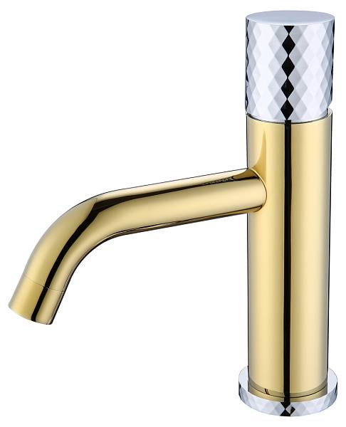Смеситель для раковины Boheme Stick Gold Diamond Chrome 121-GCR