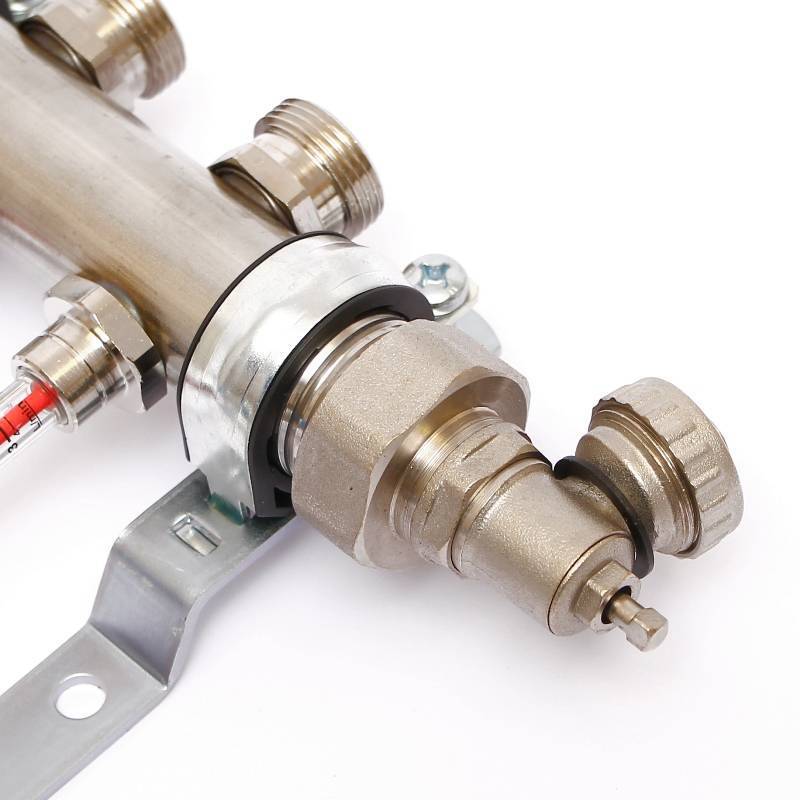 Коллекторная группа Uni-Fitt 1 x 3/4 2 выхода с расходомерами и термостатическими вентилями 455W4302