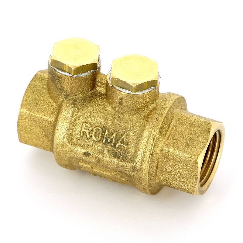 Клапан обратный пружинный ITAP ROMA 1/2 с металлическим затвором 104 1/2