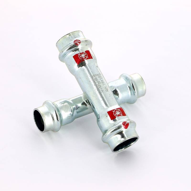 Крестовина пресс Viega Prestabo 18х15 мм сталь 601157