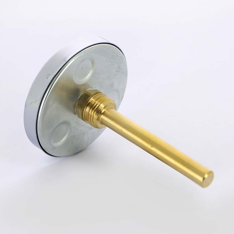 Термометр биметаллический Watts F+R801 80 мм 0-120 °C погружной гильза 100 мм 10005950