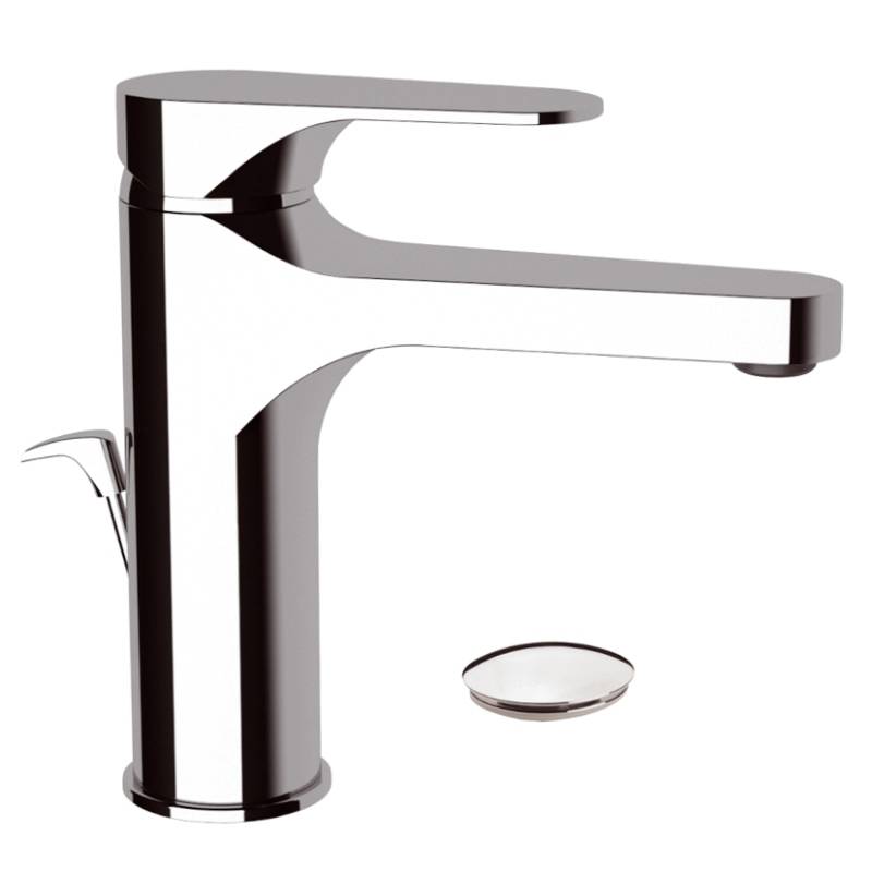 Смеситель для раковины Remer Class Line средний с донным клапаном хром L10L