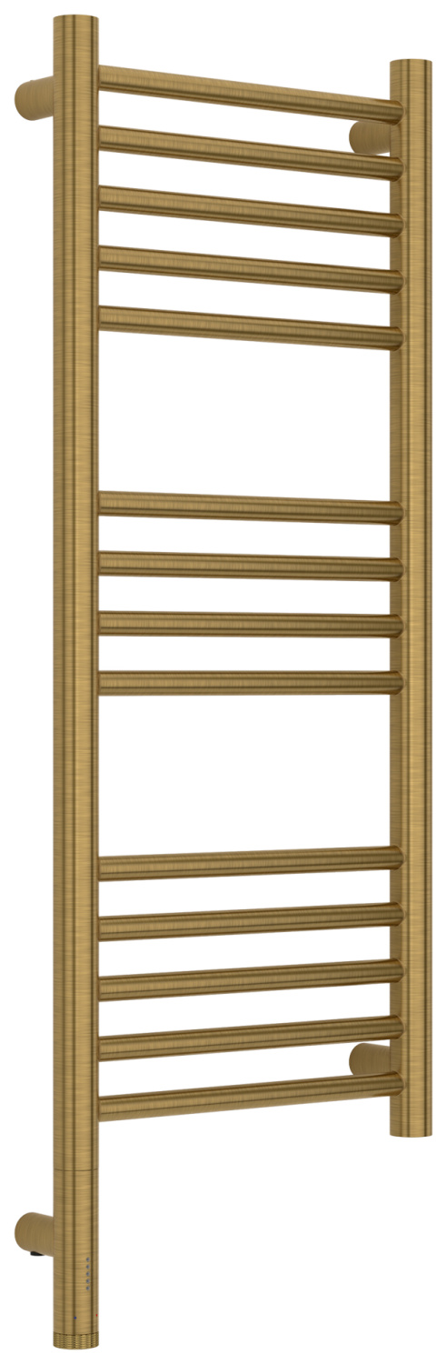 Полотенцесушитель электрический Сунержа Богема 3.1 прямая 300x800 мм левое состаренная латунь браш 051-6004-8030