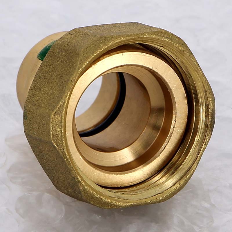 Муфта пресс с накидной гайкой Viega Sanpress 18x1 бронза 305017