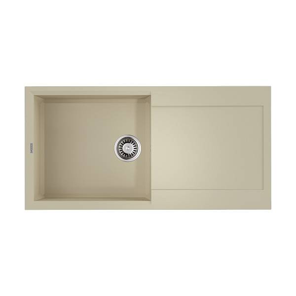 Кухонная мойка OMOIKIRI Sakaime 100-BE Tetogranit 100x50 см ваниль 4993885
