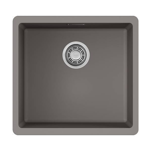 Кухонная мойка Omoikiri Kata 44-U-GR Artgranit 44x42 см leningrad grey 4993404