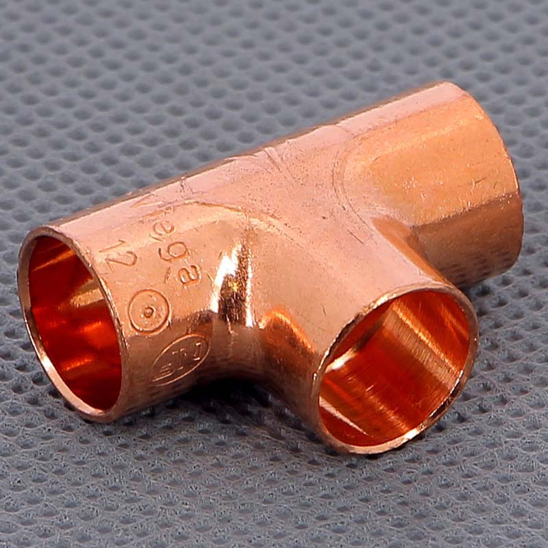 Тройник медный под пайку Viega 12 мм 101435