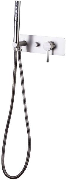 Смеситель для душа с внутренней частью Allen Brau Priority никель 5.31009-BN