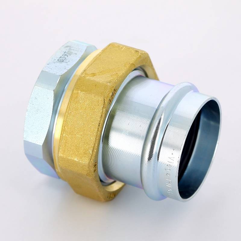 Муфта пресс с накидной гайкой Viega Prestabo 54x2 оцинкованная сталь 643515