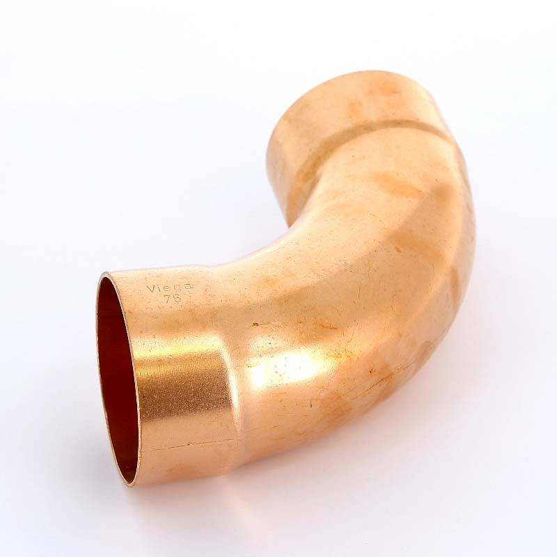 Отвод двухраструбный Viega 95002A под пайку 76.1 мм 90° 125080