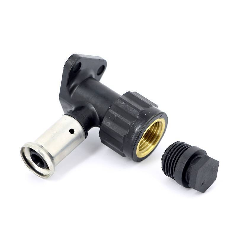 Водорозетка пресс-В HENCO PVDF с заглушкой 16х1/2 2PK-1604BP