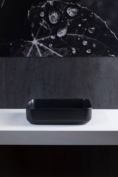 Раковина накладная Allen Brau Fantasy 50 см черный 4.11021.31