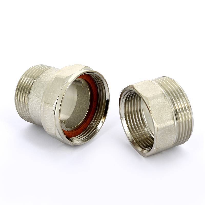 Разъемное соединение НВ Uni-Fitt прямое никелированное с плоской прокладкой 1 1/4 656N5000