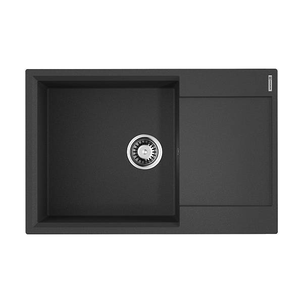 Кухонная мойка Omoikiri Daisen 78-LB-BL Artgranit 78x51 см черный 4993692