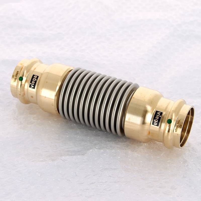 Компенсатор осевой пресс Viega Profipress 42 мм бронза 690304