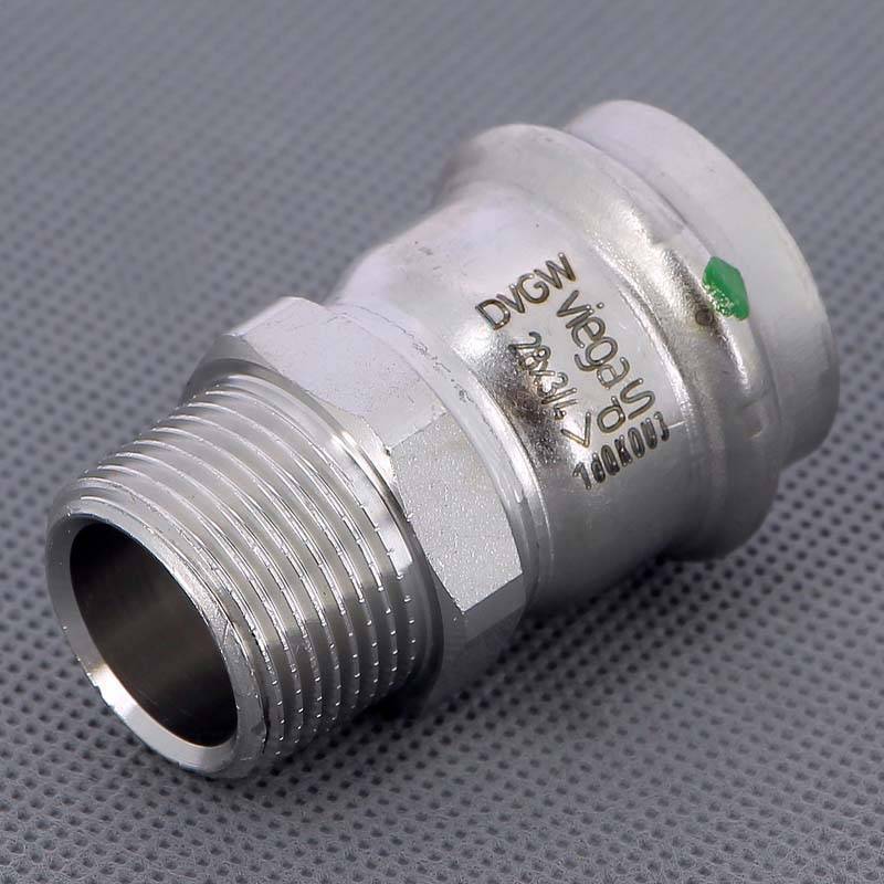 Муфта переходная пресс-Н Viega Sanpress Inox нержавеющая сталь 28x3/4 436513