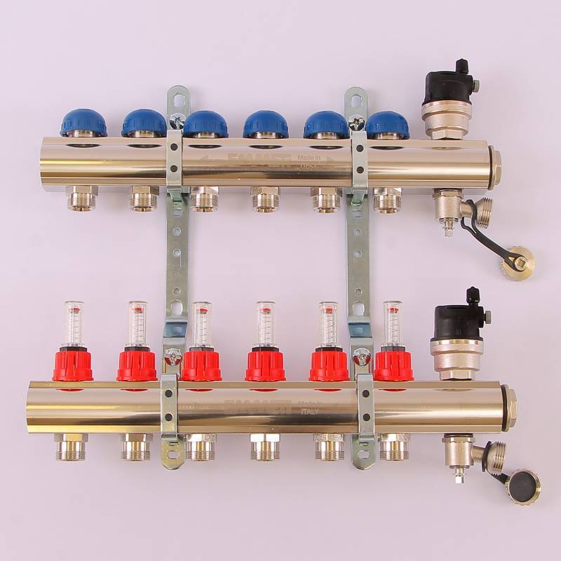 Коллекторная группа Emmeti TOPWAY с расходомерами 1 x M24x19 6 выходов 01298188