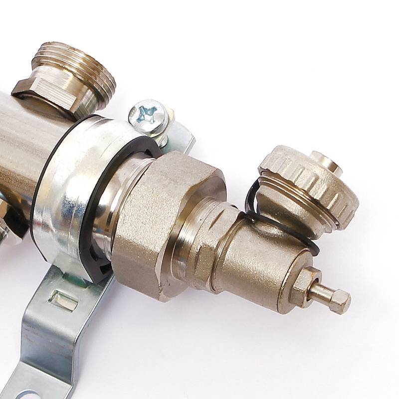 Коллекторная группа Uni-Fitt 1 x 3/4 5 выходов с расходомерами и термостатическими вентилями 455W4305