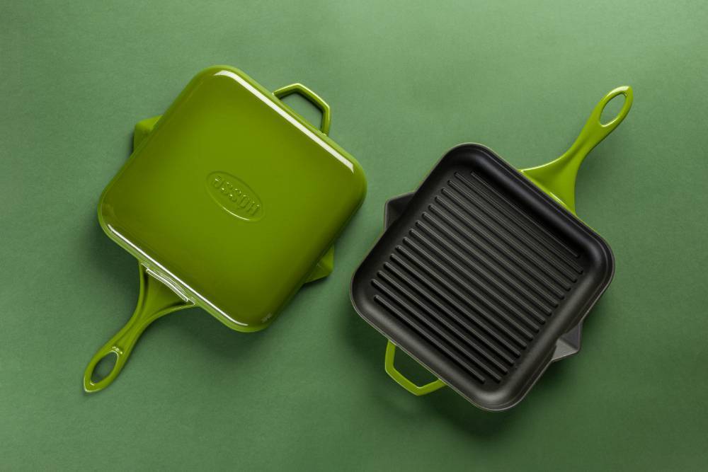 Сковорода-гриль квадратная Hascevher GTV 2828 Green 28х28 см A852828