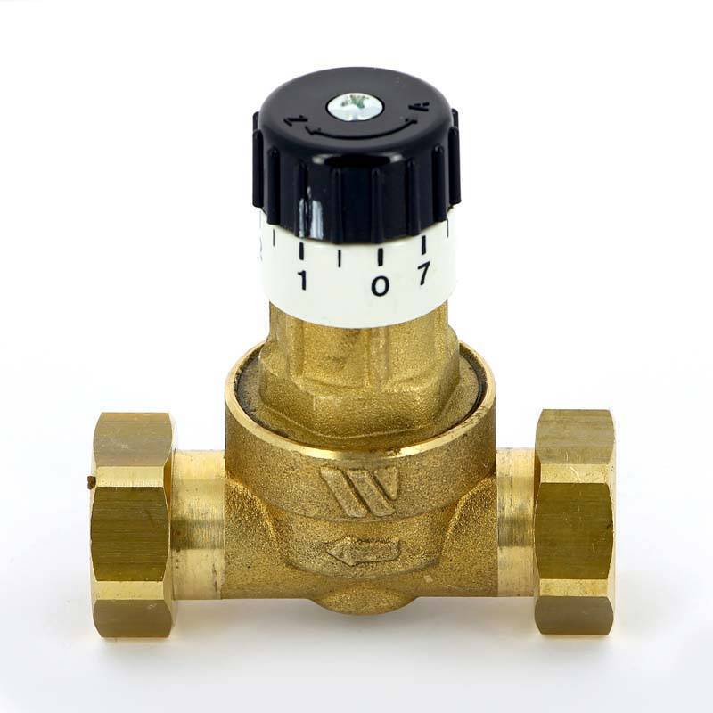 Клапан перепускной Watts USVR прямой ВВ 3/4 с накидными гайками 10005170