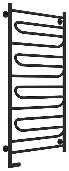 Полотенцесушитель электрический Сунержа Элегия 2.0 600x1200 мм левый матовый черный 31-5218-1260