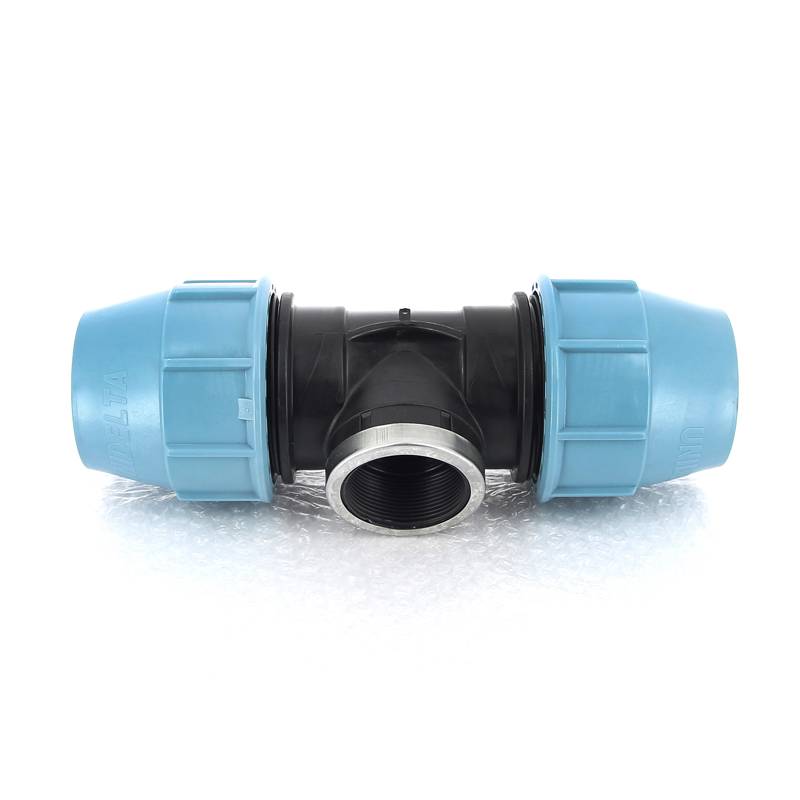 Тройник компрессионный Unidelta для труб ПНД 63х2 ВР 1007064007