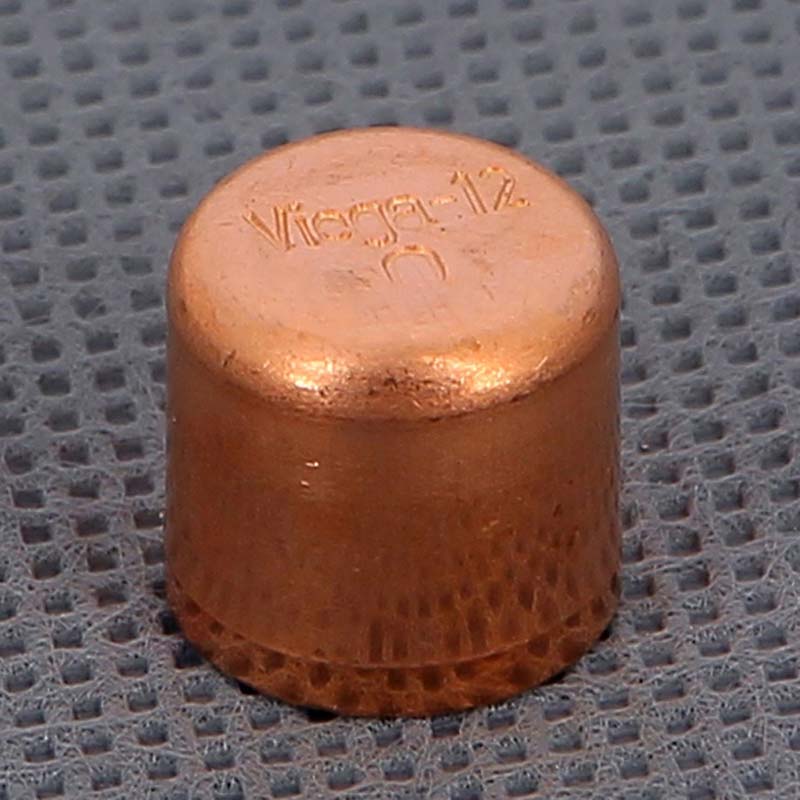 Заглушка медная Viega под пайку 12 мм 104450