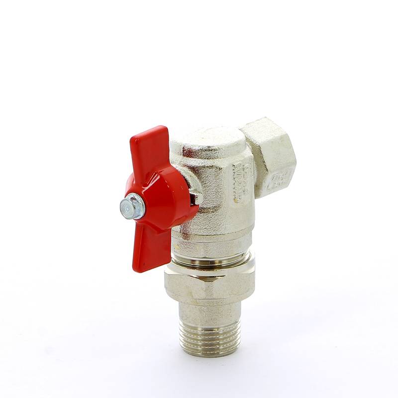 Кран шаровой ITAP IDEAL 1/2 НВ угловой с разъемным соединением бабочка 298