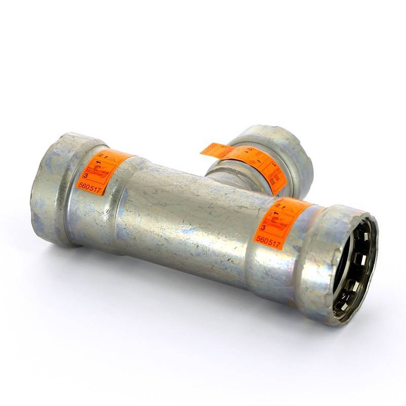 Тройник пресс Megapress Viega 1x3/4x1 695040