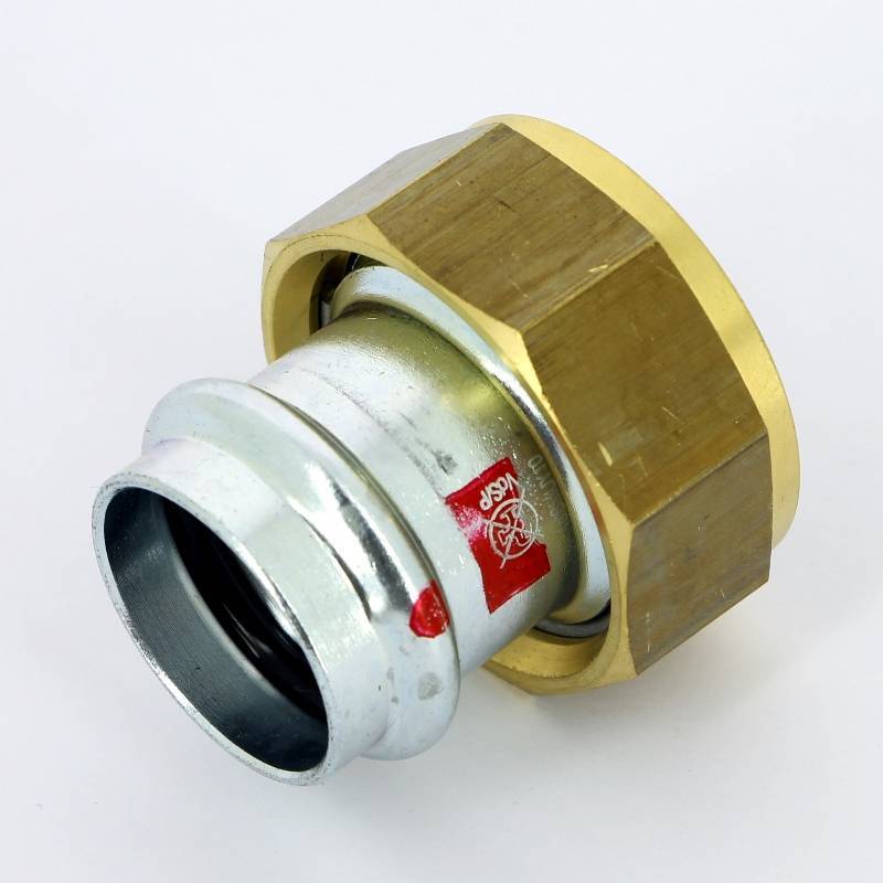 Муфта пресс Viega Prestabo с накидной гайкой 28х1 1/4 оцинкованная сталь 559205