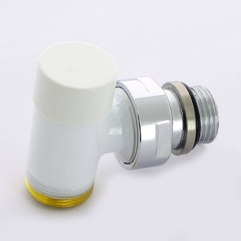 Вентиль обратный Carlo Poletti Compact угловой НН 1/2 x M24x19 белый V150211E