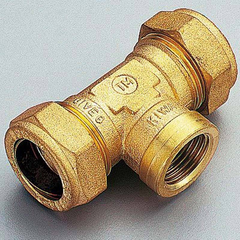 Тройник обжимной с внутренней резьбой Tiemme 35х1 1/4х35 1100174