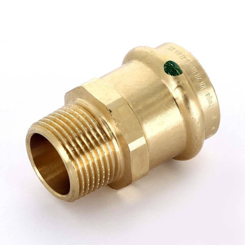 Муфта переходная пресс-Н Viega Sanpress бронза 28x3/4 297954