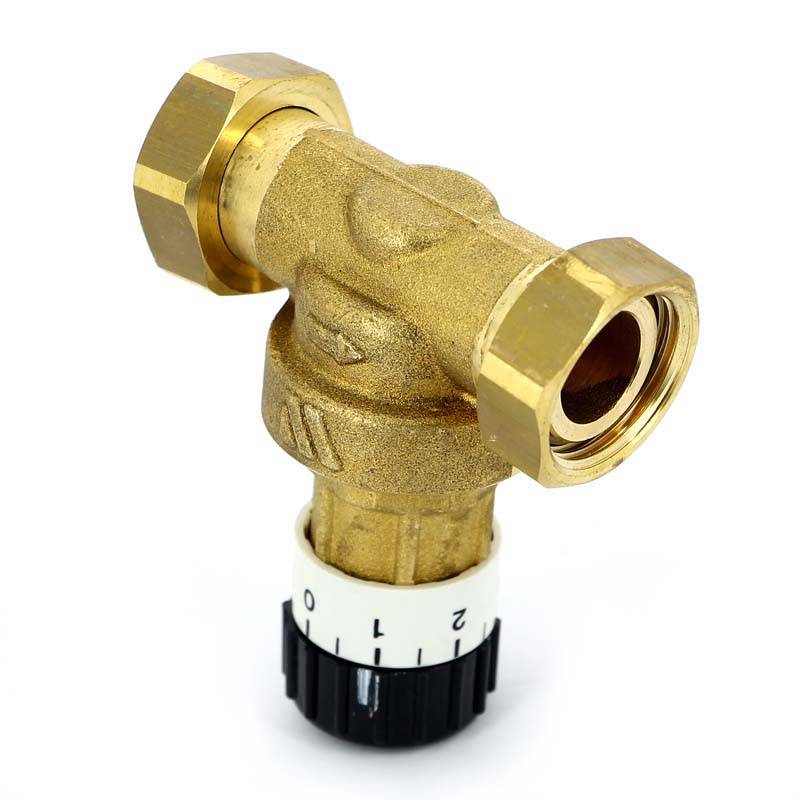 Клапан перепускной Watts USVR прямой ВВ 3/4 с накидными гайками 10005170