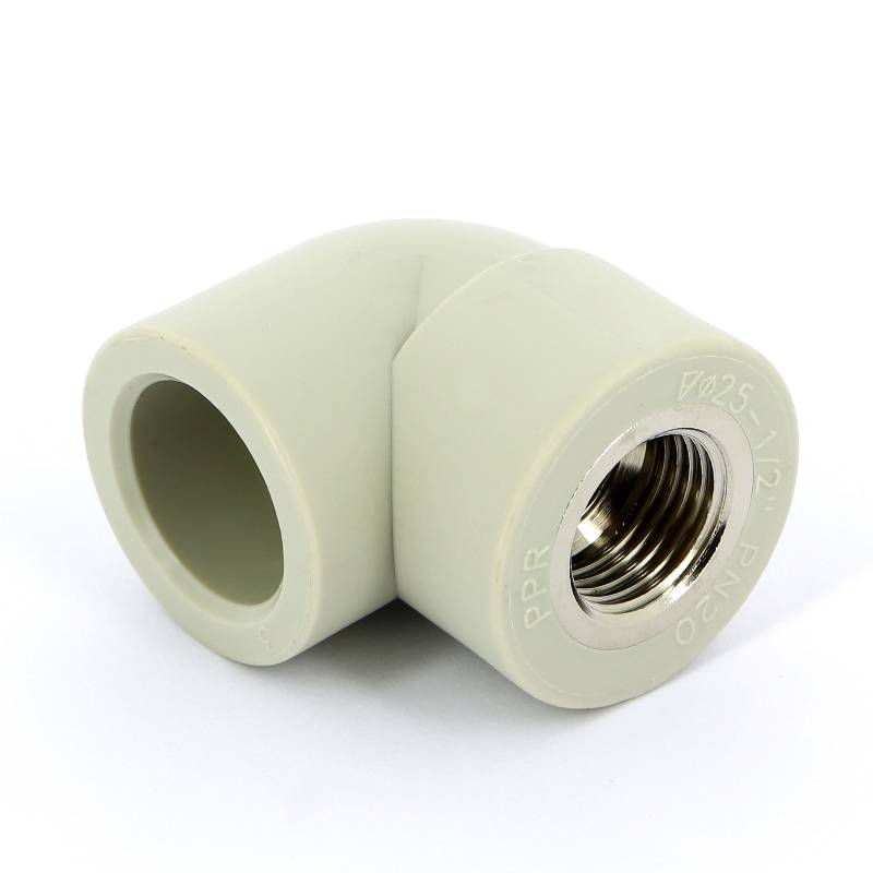 Угольник 90° полипропиленовый FV-Plast 25 мм x 1/2 ВР 218026