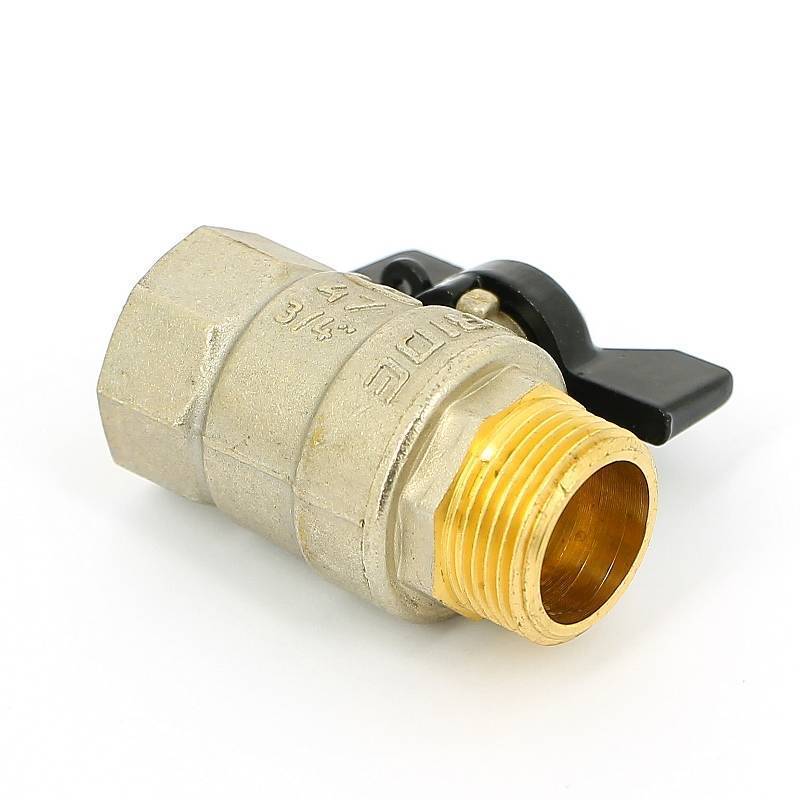 Кран шаровой для газа LD Pride 1/2 ВВ полнопроходной бабочка 47.350.15