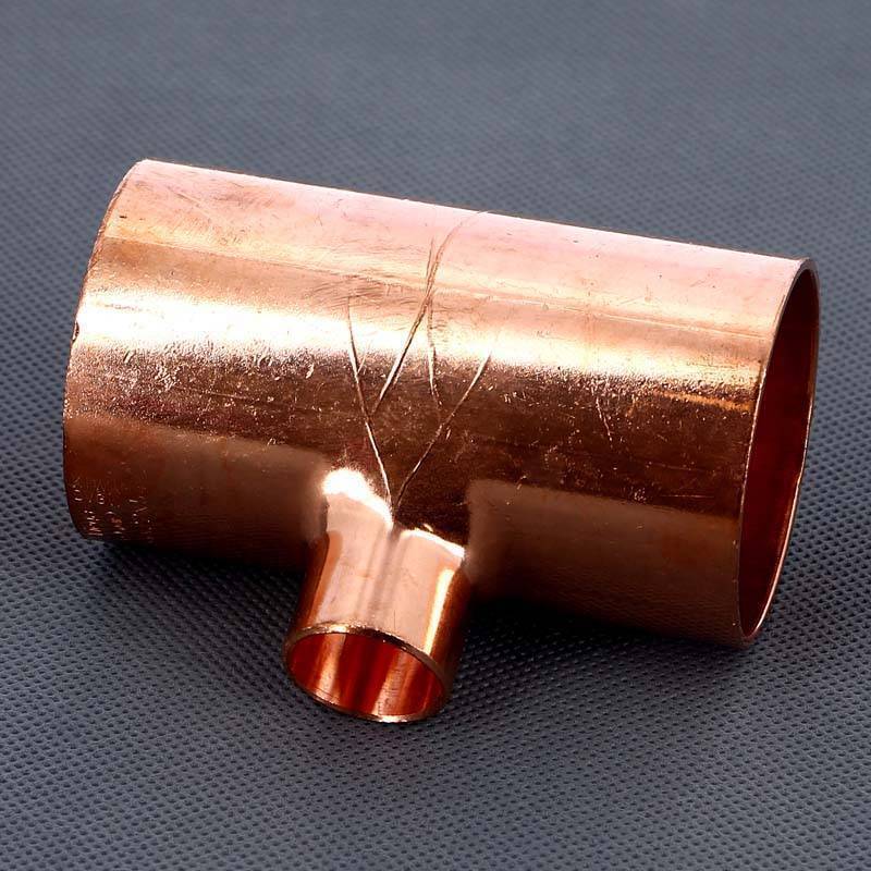 Тройник медный Viega под пайку 54х22х54 мм 118792