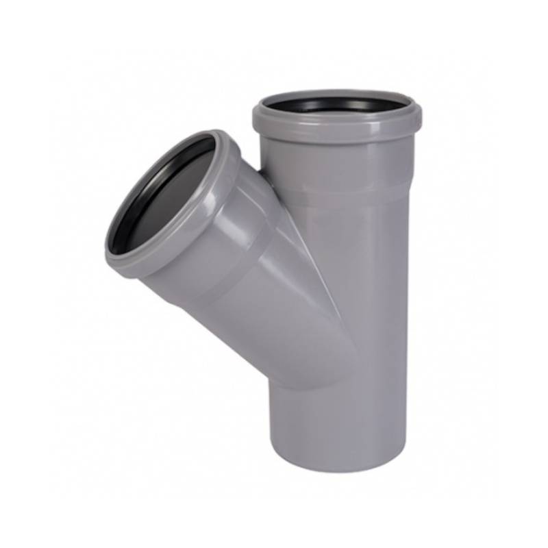 Тройник канализационный Ostendorf HT 75/50 мм 45° 113210