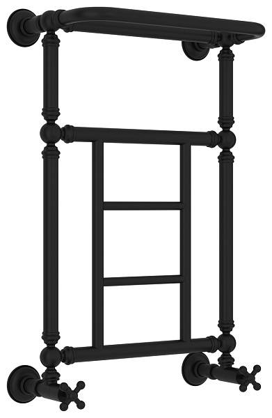 Полотенцесушитель водяной Сунержа Ренессанс 400x660 мм матовый черный 31-0282-6640