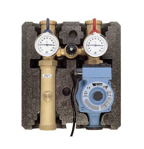 Насосно-смесительный модуль Watts HK32 с насосом Grundfos UPS 32-60 высокотемпературный 34.99.205