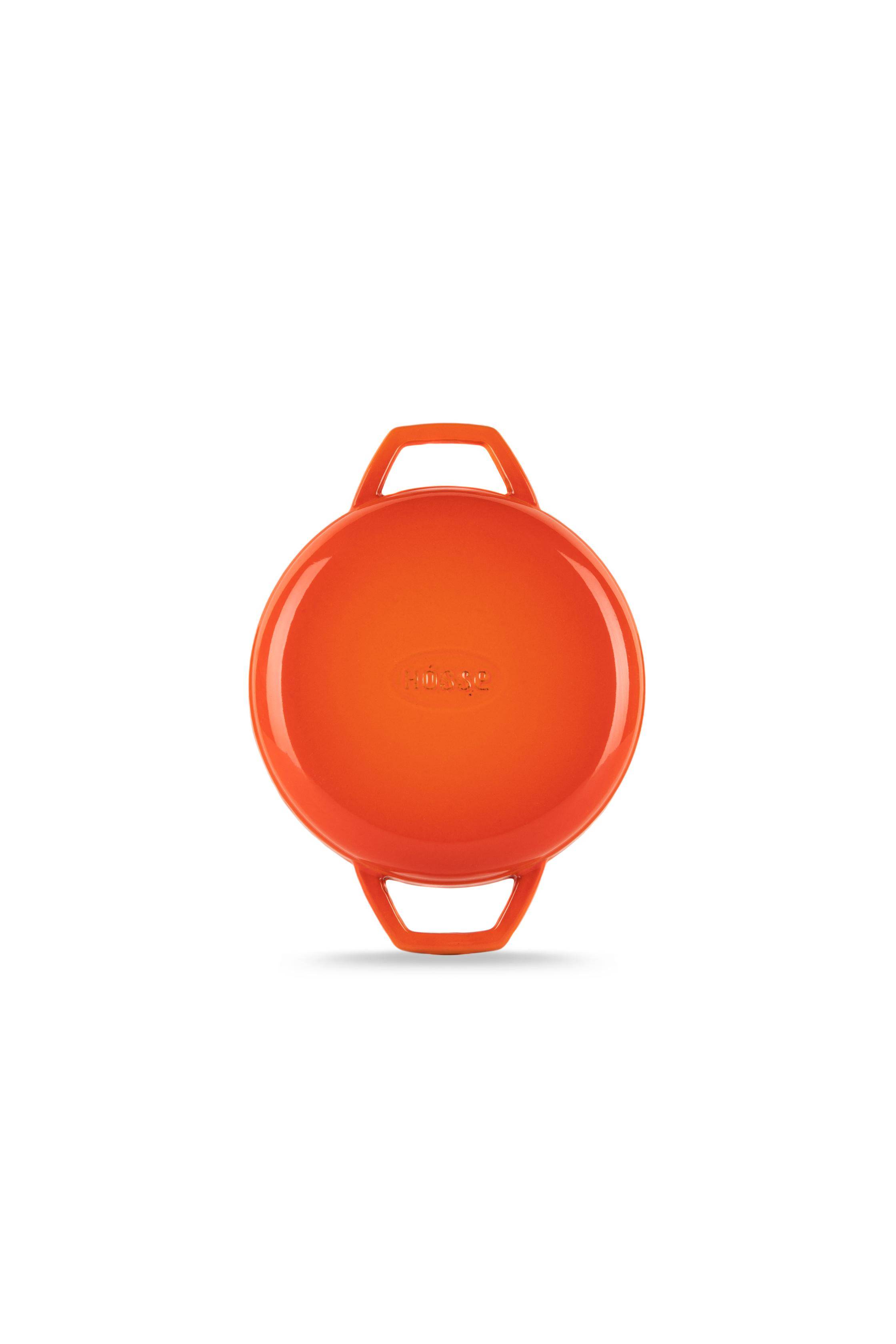 Сковорода с двумя ручками Hascevher KTV 19 см Orange A626519