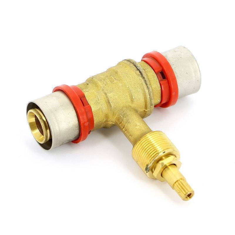 Кран шаровый пресс Tiemme 1680 для скрытого монтажа 26 мм 1680003