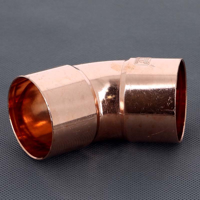 Угол двухраструбный 45 градусов пайка Viega 54 мм 112196