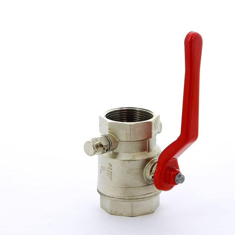 Кран шаровой Itap Ideal ВВ с заглушкой и дренажным вентилем рычаг 1 1/2 1150112