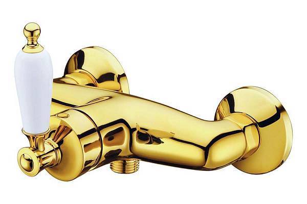 Смеситель для душа Boheme Vogue золото глянцевое 214